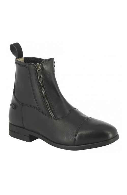 Boots equi thème double zip noir/36