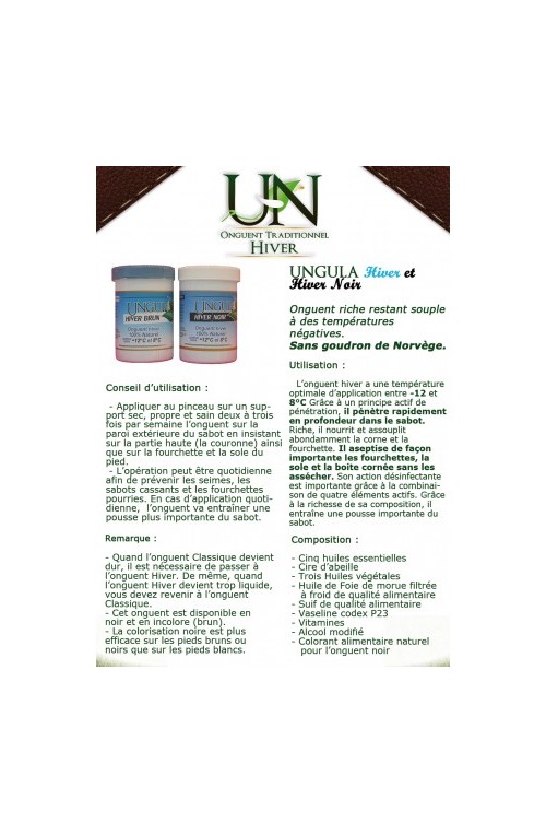 Graisse ungula hiver 1L