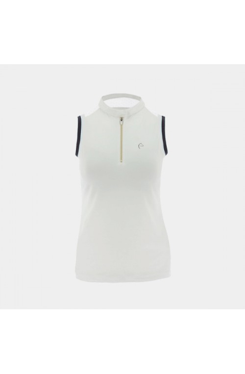 Polo equitheme smoff  blanc