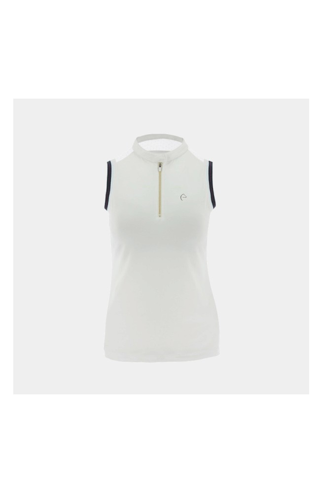 Polo equitheme smoff  blanc