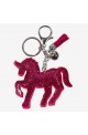 Porte clé horze argent