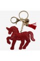 Porte clé horze argent