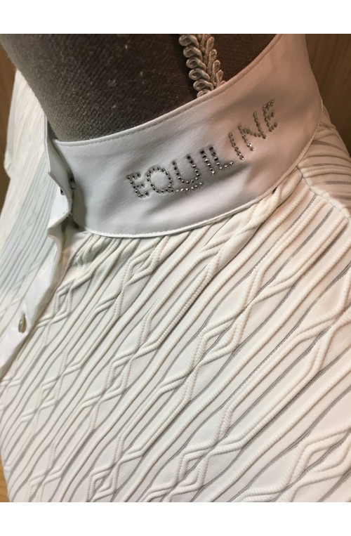 Chemise De Tournoi Equiline MARK - Manches Longues - Tabac - Taille S - Neuve