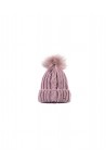 Bonnet pikeur bobble vieux rose/unique