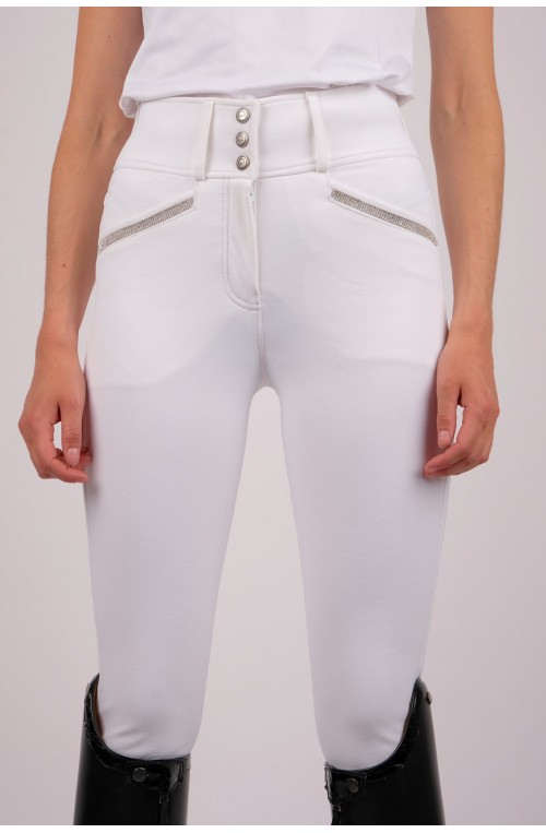 Pantalon montar emery blanc/38