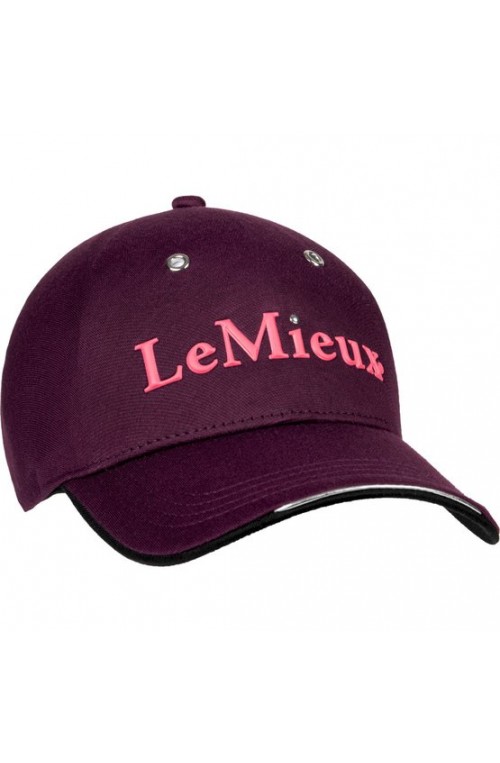 Casquette lemieux  aubergine/unique