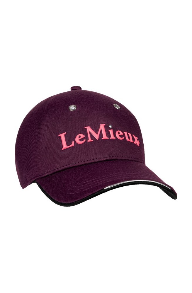 Casquette lemieux  aubergine/unique