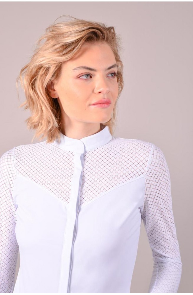 Chemise concours shami harcour blanc/xs