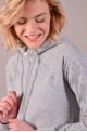 Sweat sweet harcour femme beige/s