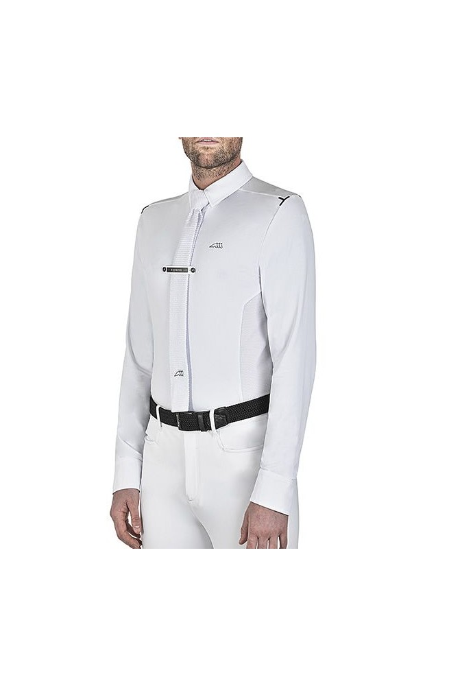 Polo equiline colbyc homme  blanc/m