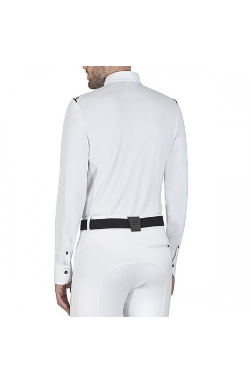 Polo equiline colbyc homme  blanc/m