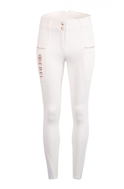 Pantalon rebel rosegold blanc/38