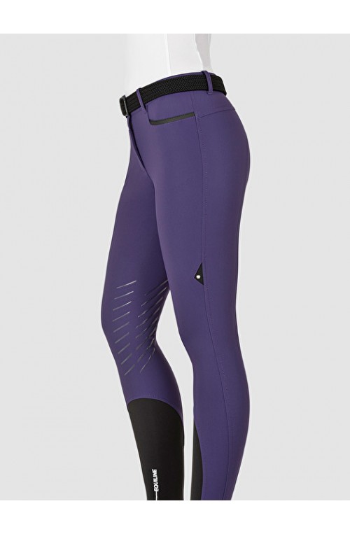 Pantalon equiline ginocchio violet/34