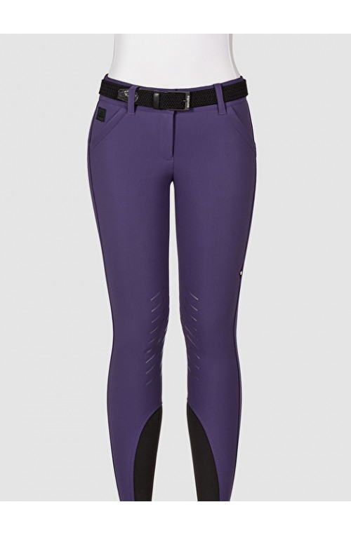 Pantalon equiline ginocchio violet/34