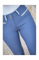 Pantalon push up penelope bleu dauphin/38