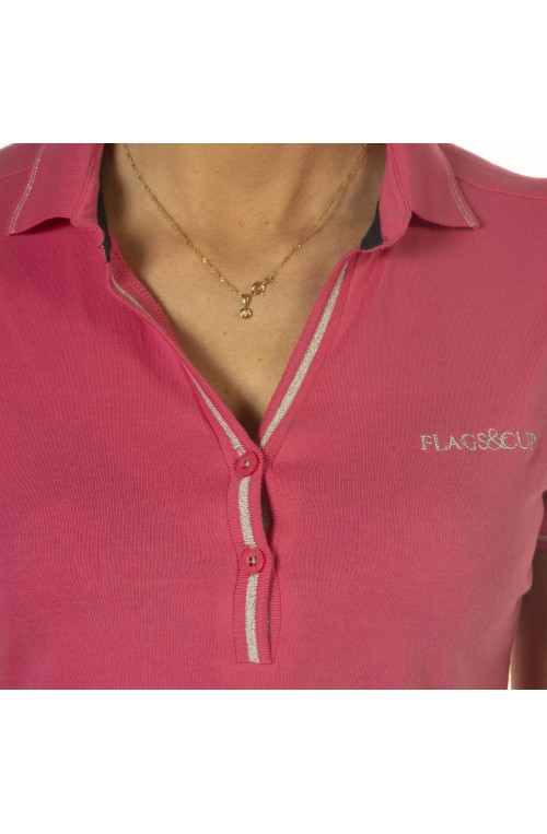 Polo dame rosa f&amp;c fushia/xs