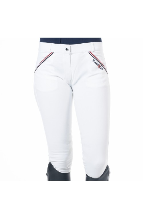 Pantalon dame france flag&amp;cup blanc/38