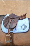 Tapis de selle satty harcour bleu clair/cso