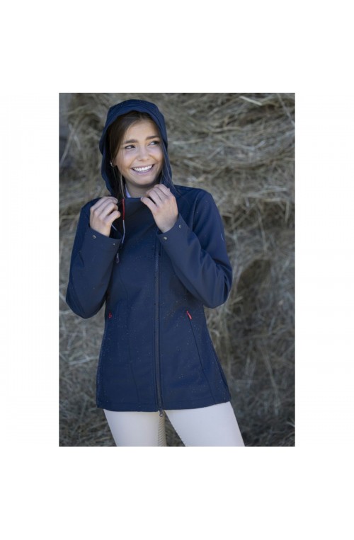 Veste equitheme lila marine/s