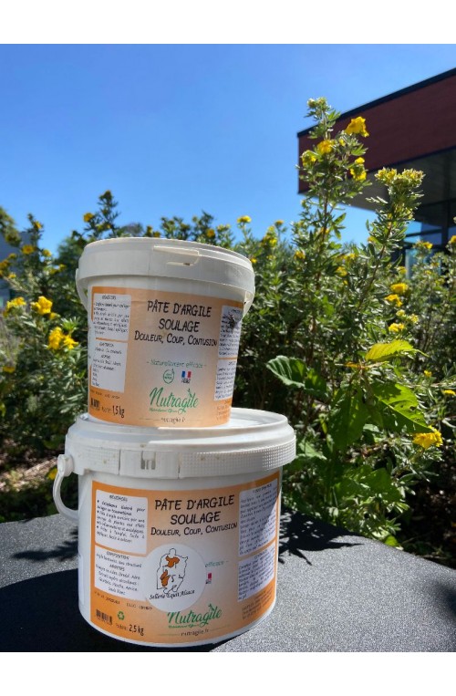 Pâte d'argile soulage la douleur Nutragile