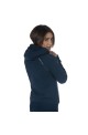 Sweat zippé tazlina femme marine/xs