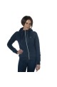 Sweat zippé tazlina femme marine/xs