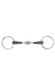 Mors de filet caoutchouc double brisure / 125